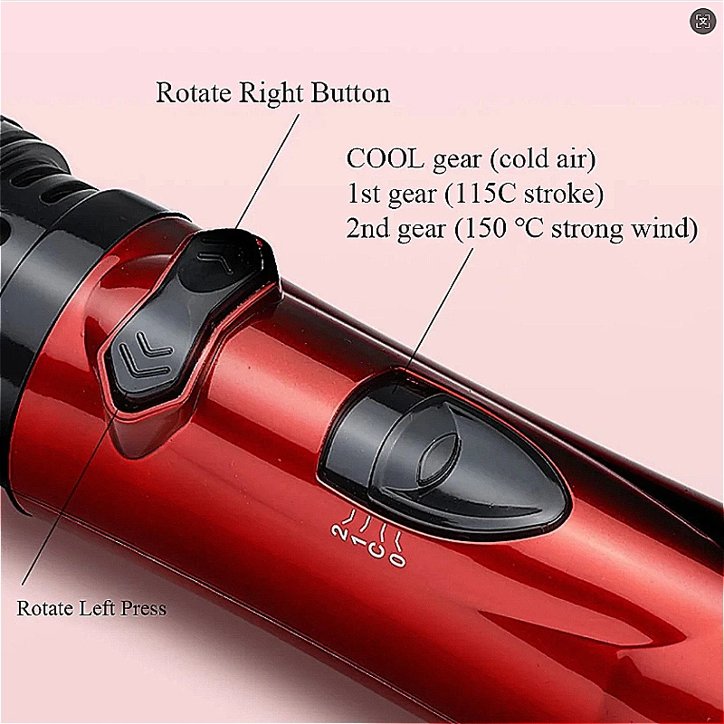 Set de Cepillo Secador de Pelo - Hair Curling Wand reseña y precio