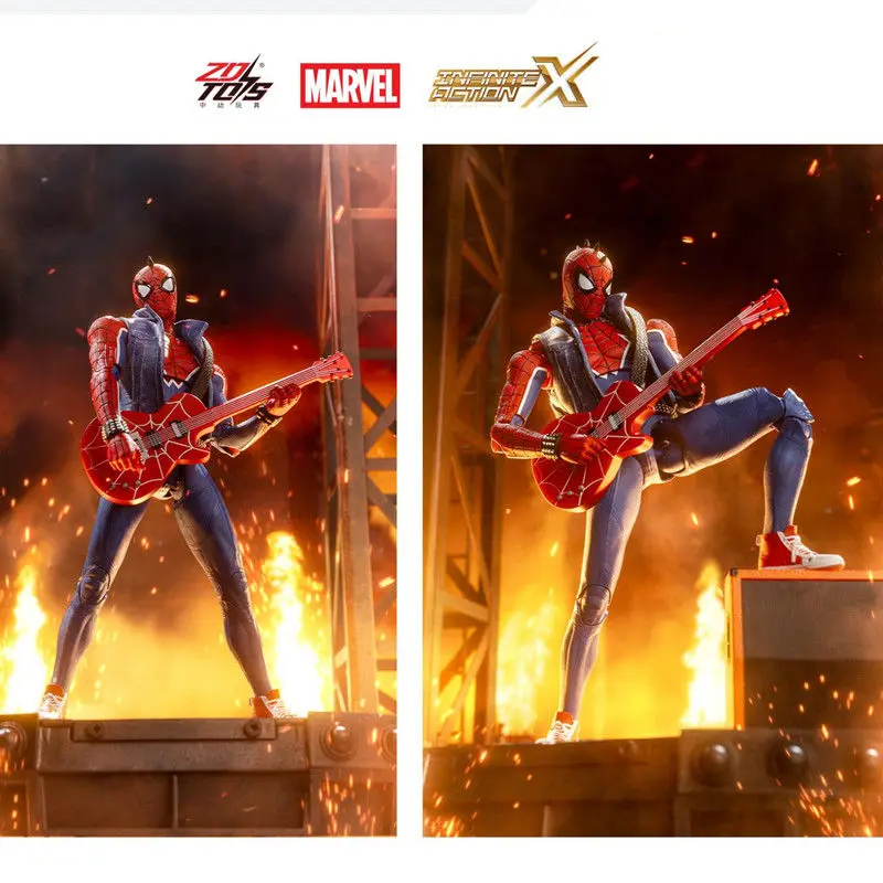 ZD Toys Spider-Man Brandneuer Day Miles Morales Spider-Man Scarlet Spider Hobie Brown ‌ Eisen-Spinnen ‌ Actionfiguren Spielzeugmodell Geschenk – Detail 15