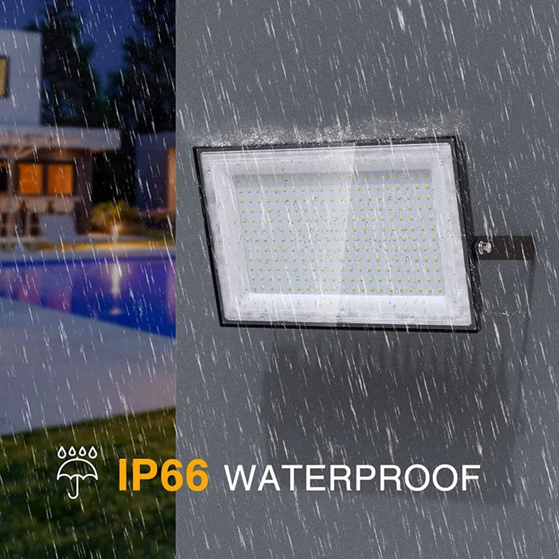 屋外LEDフラッドライト、ip66防水、175-260vに適しています、1パック