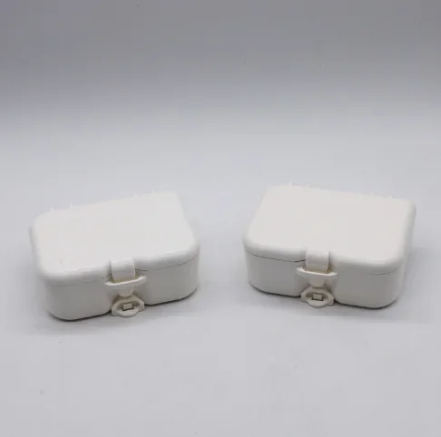 Container Toothbrush Denture Box Partial Denture Case Teeth Storage Box with Mirror fast shipping