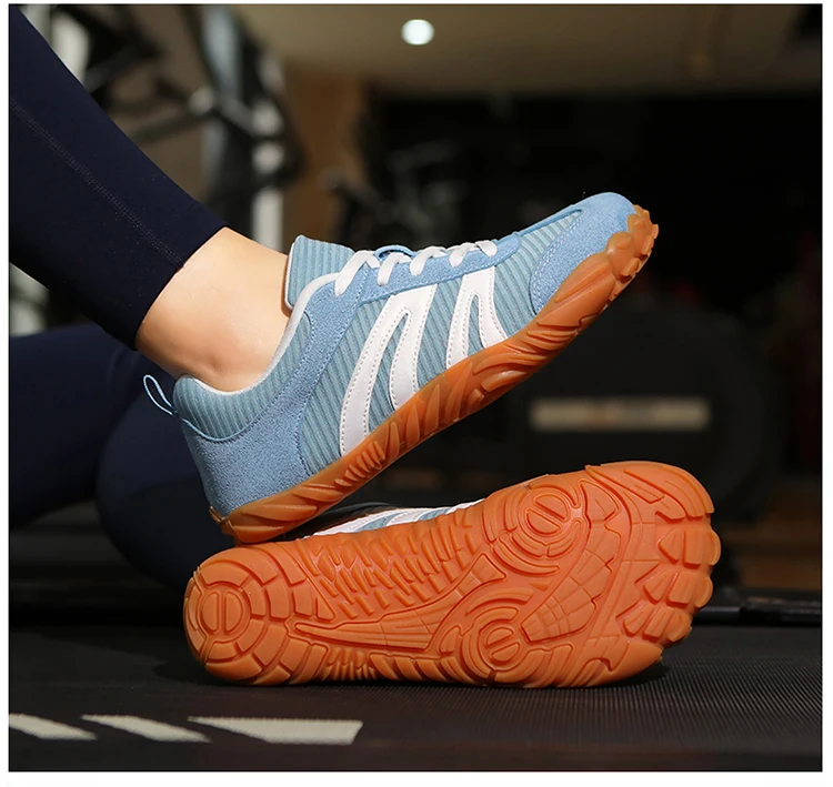 Unisex Barfußschuhe mit breiter Zehenpartie, Freizeit-Sportschuhe für Damen, Laufschuhe, minimalistische, rutschfeste, atmungsaktive Walking-Sportschuhe – Detail 21