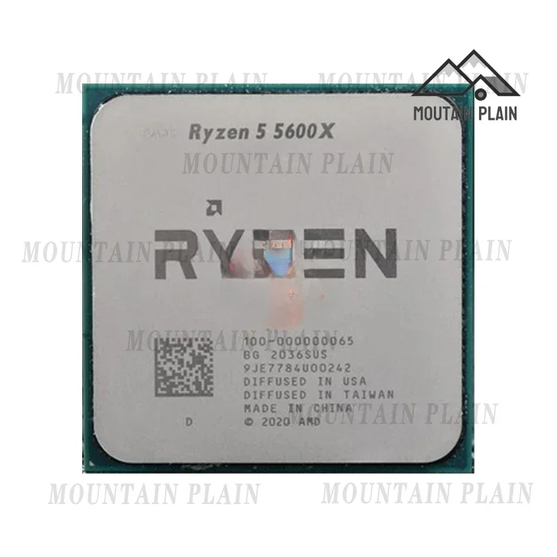 Ryzen 5 5600X R5 5600X 3.7 GHz Six-Core Twelve-Thread CPU Processor 7NM 65W L3=32M 100-000000065 Socket AM4