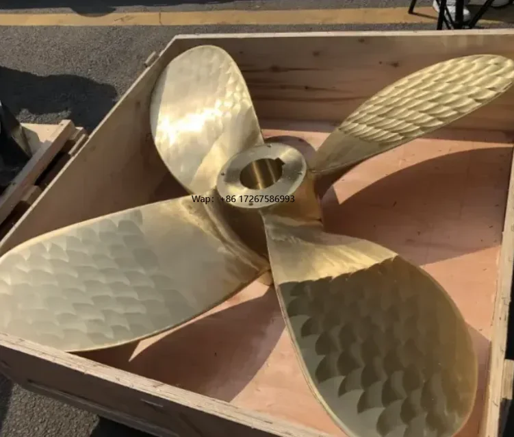 BEST SALE MARINE PROPELLER BRONZE CU1 CU2 CU3 CU4 DIAMETER CAN BE CUSTOMIZED 50-1500cm 3-6 BLADES One-year Warranty
