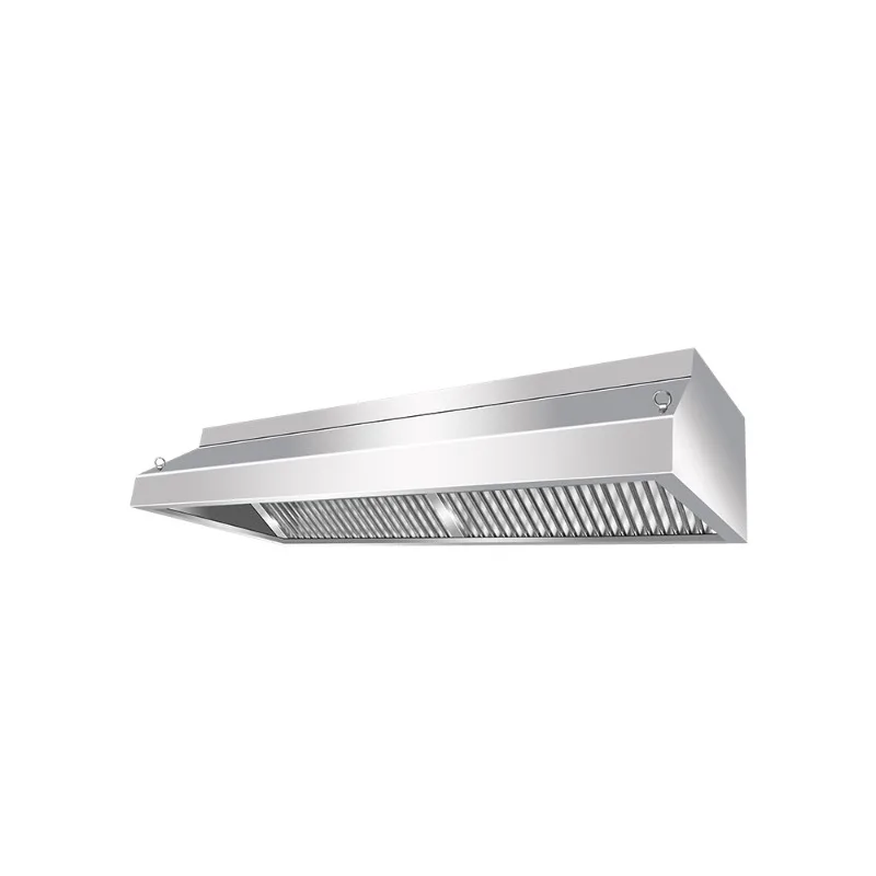 

Stainless steel fume hood Commercial powerful purification Thickened range hood Hotel kitchen Hotel rural range hood