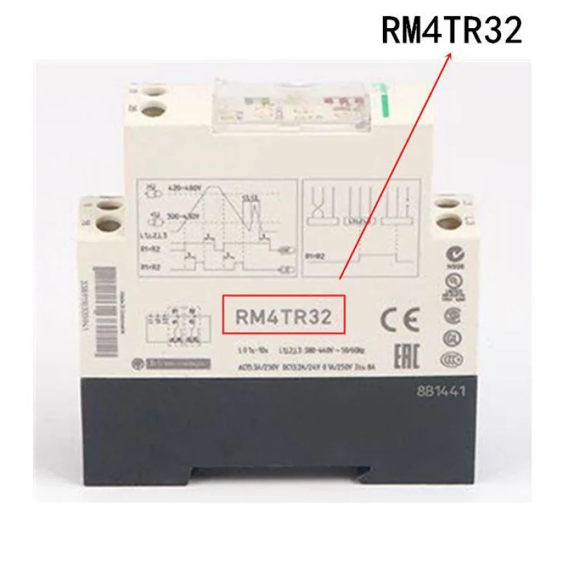 Phase sequence relay 380v three-phase RM4TG20 RM22TG20 overvoltage protector RM4TR32 RM22TR33