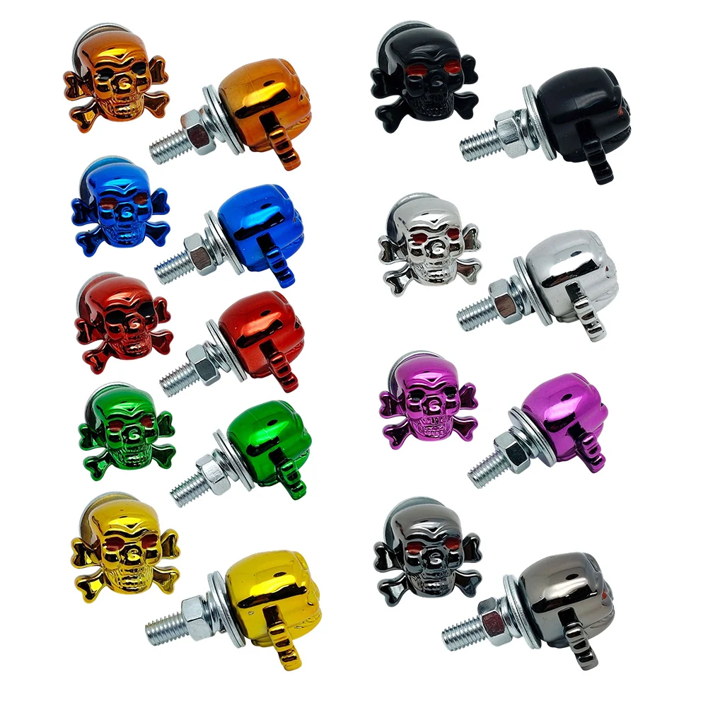 License Plate Screws with Bone Head Detail for m6 Thread ABS Plastic and 45# Medium Carbon Steel for Car and Motorcycle
