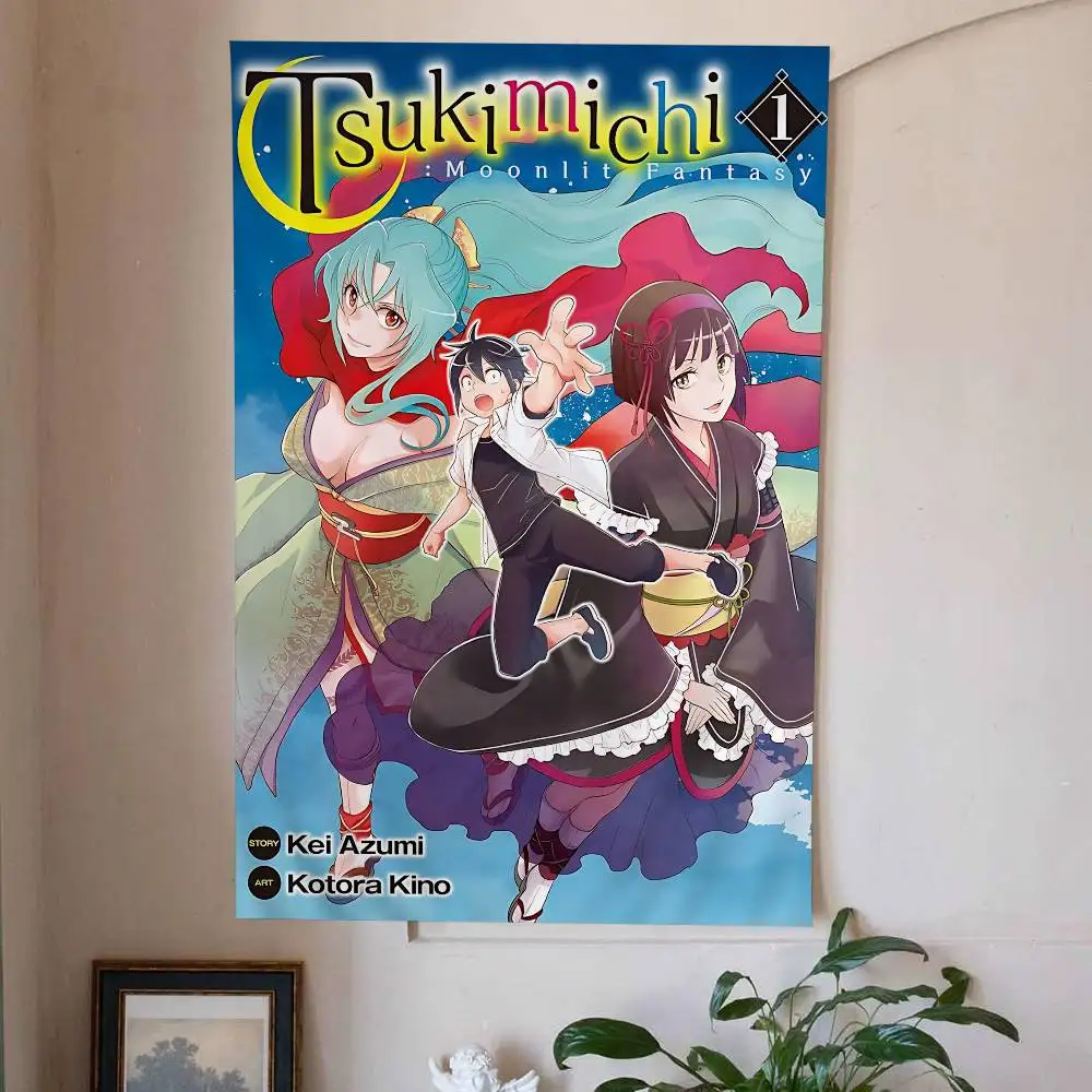 Tsukimichi Moonlit F-Fantasy لتقوم بها بنفسك قماش مزخرف جداري بوهيمي جدار المفروشات ماندالا ديكور المنزل