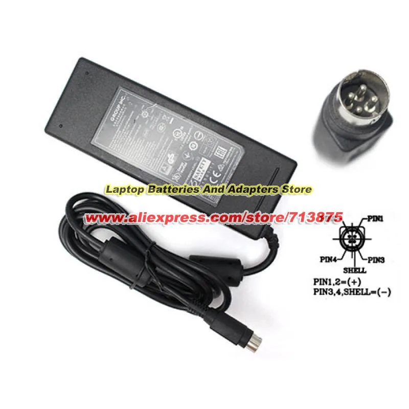 FSP084-DIBAN2 AC Adapter 12V 7A 84W 4 Pin Power Supply FSP084-D1BAN2 FSP084-DLBAN2 Power Adapter Charger