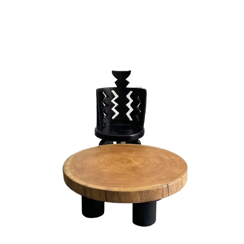 

Wabi Sand medieval wood living room sofa coffee table, hotel homestay small table tatami coffee table