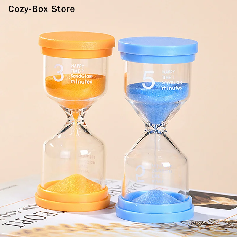 [ZY]1PC 3/5/10/15/30 Minutes Colorful Sandglass Gift Toy Sand Timer Hour Glass Home Decoration Sand Clock[ZY]