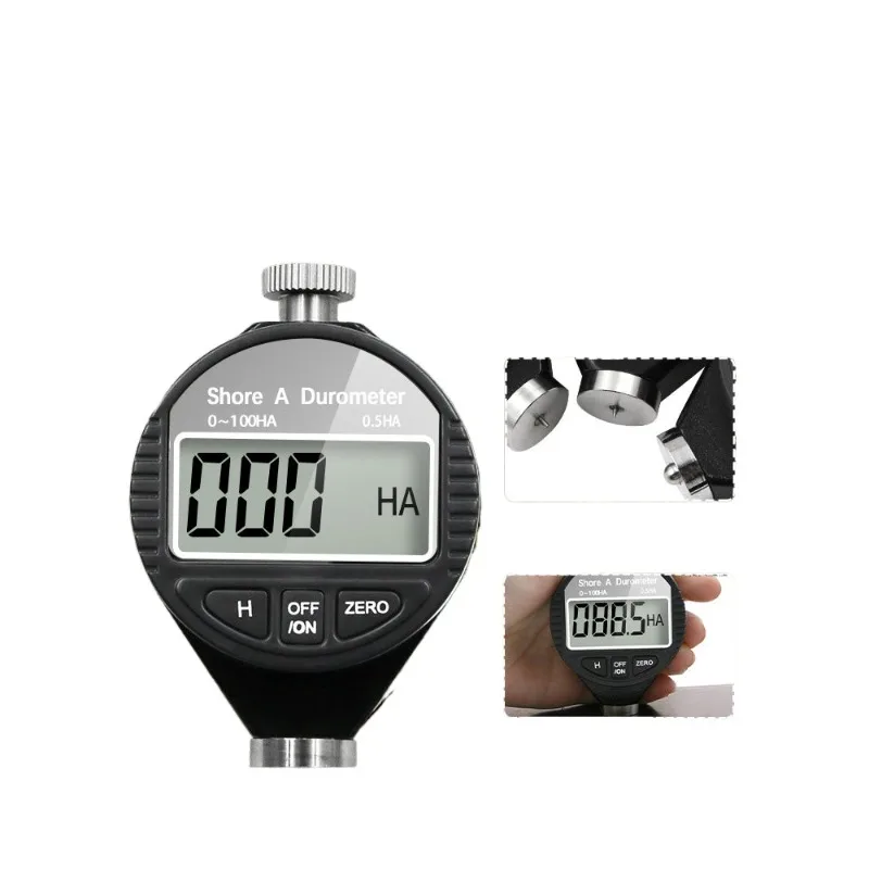 0-100HACD Electronic Digital Shore Durometer Type A/D/C Sclerometer Tire Plastic Rubber Hardness Tester Meter Paragraph Tools