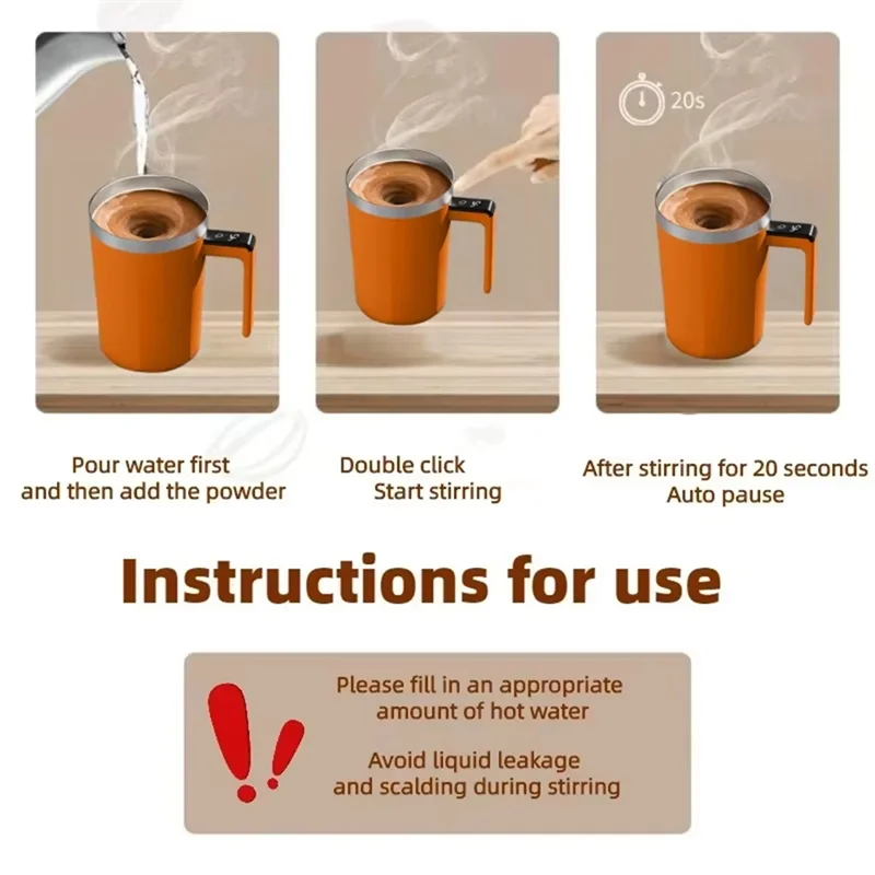 A74G-400ML خلط كوب LED عرض درجة الحرارة فنجان القهوة الفولاذ المقاوم للصدأ المغناطيسي الدورية اثارة القهوة الذاتي اثارة القدح