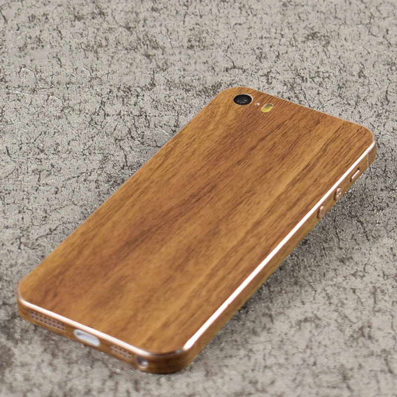 

Wood Grain Decorative For Apple iPhone 5s SE Mobile Phone Protector For iPhone5s SE Back Film Stickers