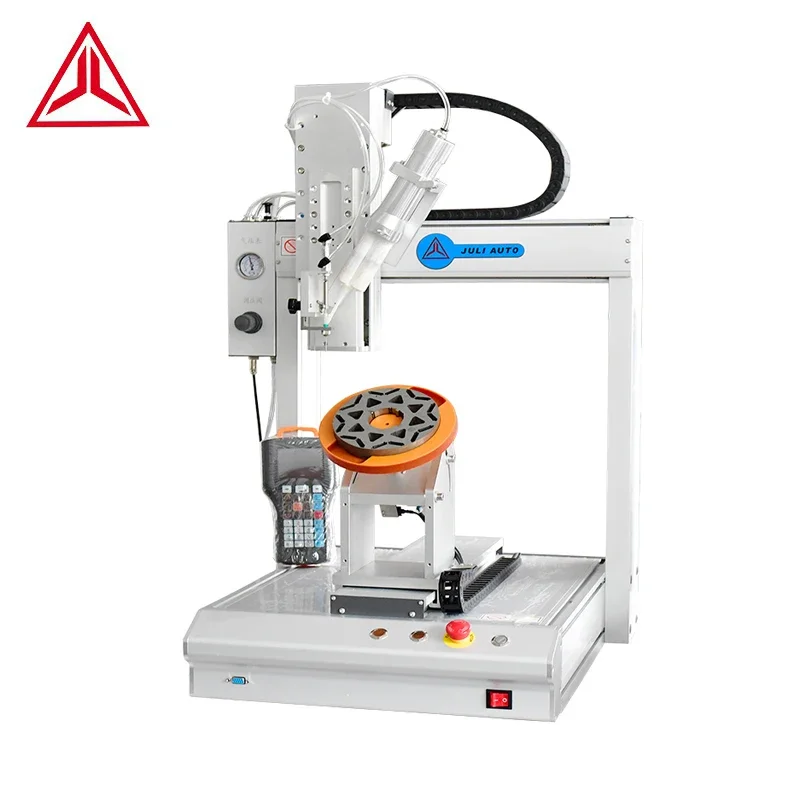 Tabletop automatic rotation glue dispensing machine dot glue dispenser Y-axis rotating CNC two component glue dispensing machine