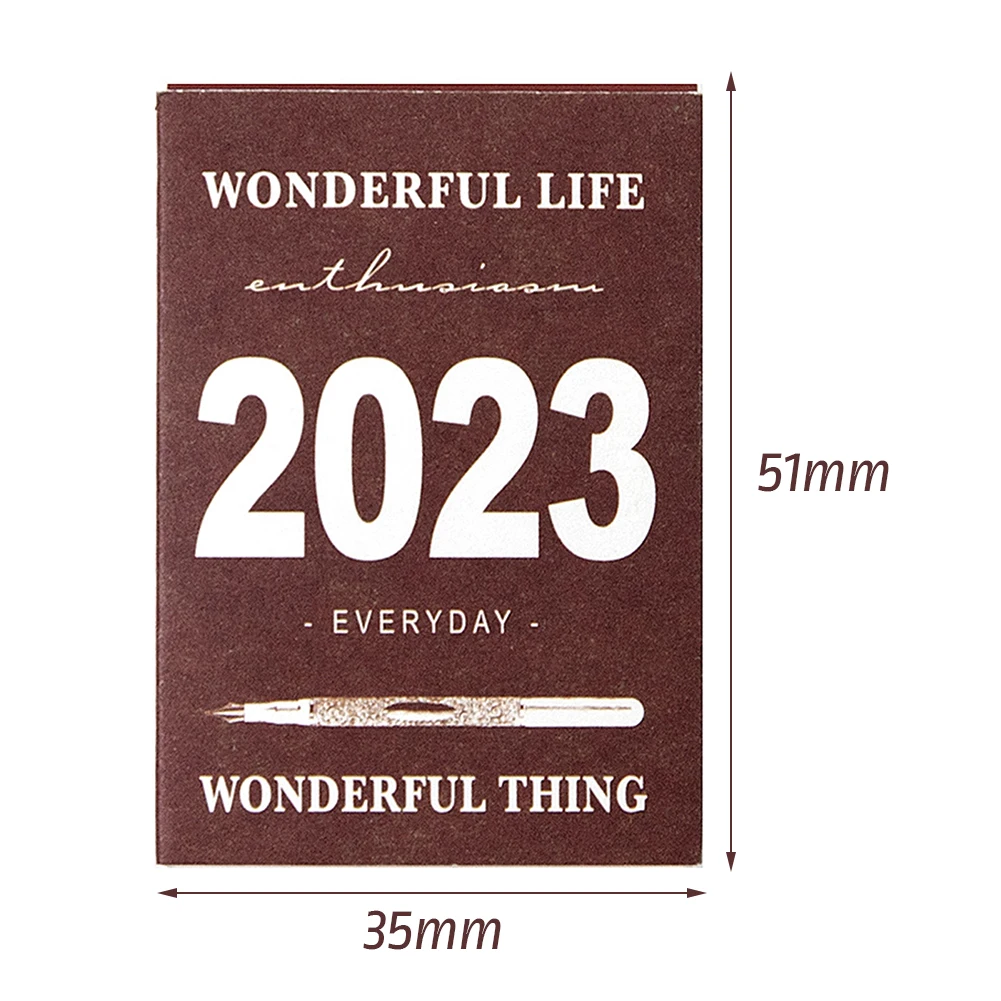 Mini Calendario de escritorio grabable, decoración para dormitorio y sala de estar