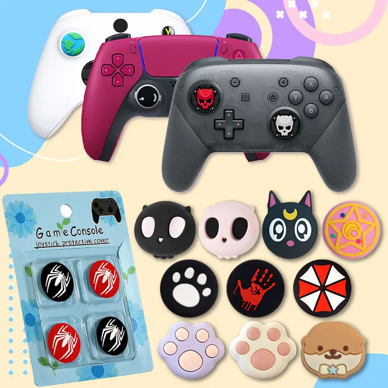 Capa Protetora de Silicone Macio para Controle de Jogos Sony PS5 PS4 XBOX Switch Pro Gamesir