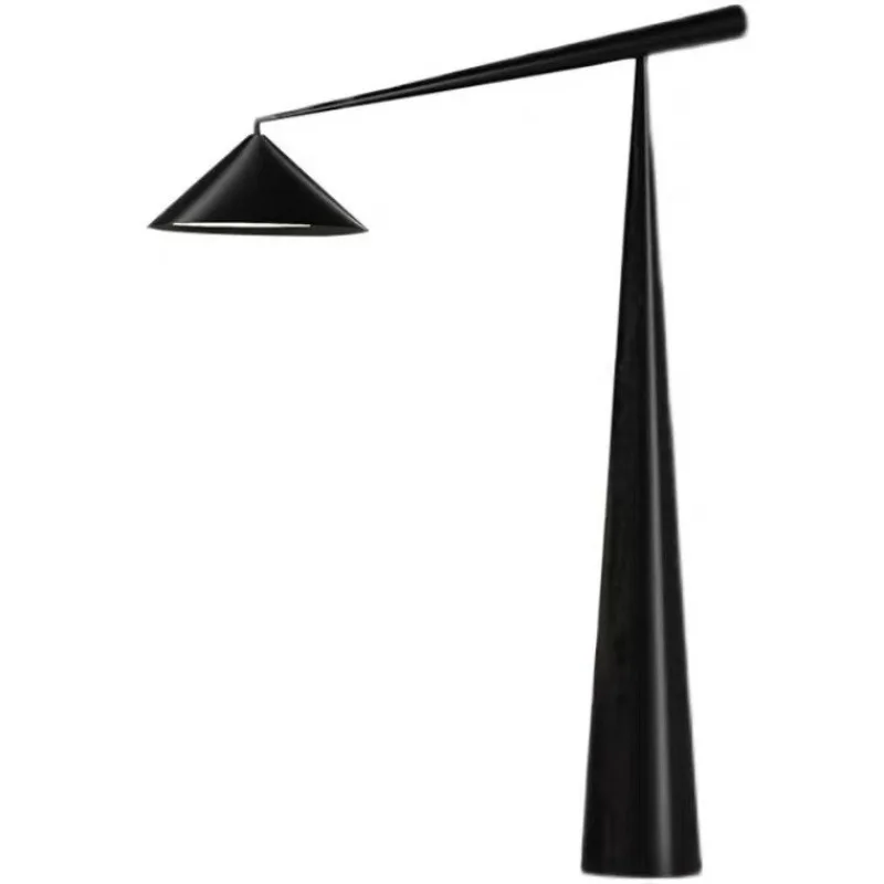 Minimally curved designer creative contemporary hotel living room floor lamp standing LED