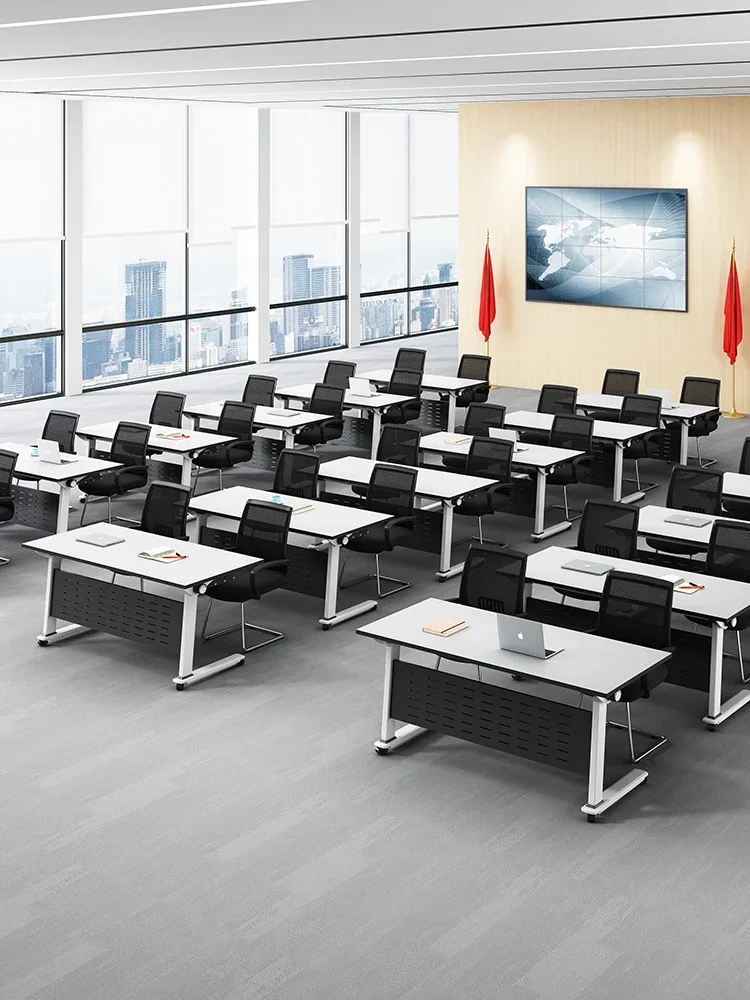

Combination Conference Table Mobile Learning Desk Desk Can Be Spliced
