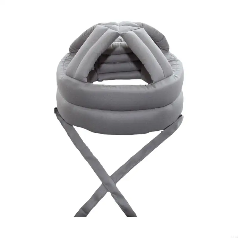 AntiFall Safety Head Cap For Seniors Comfortable Cotton Blend Adjustable Protective Helmet for Elderly Use 6XDA