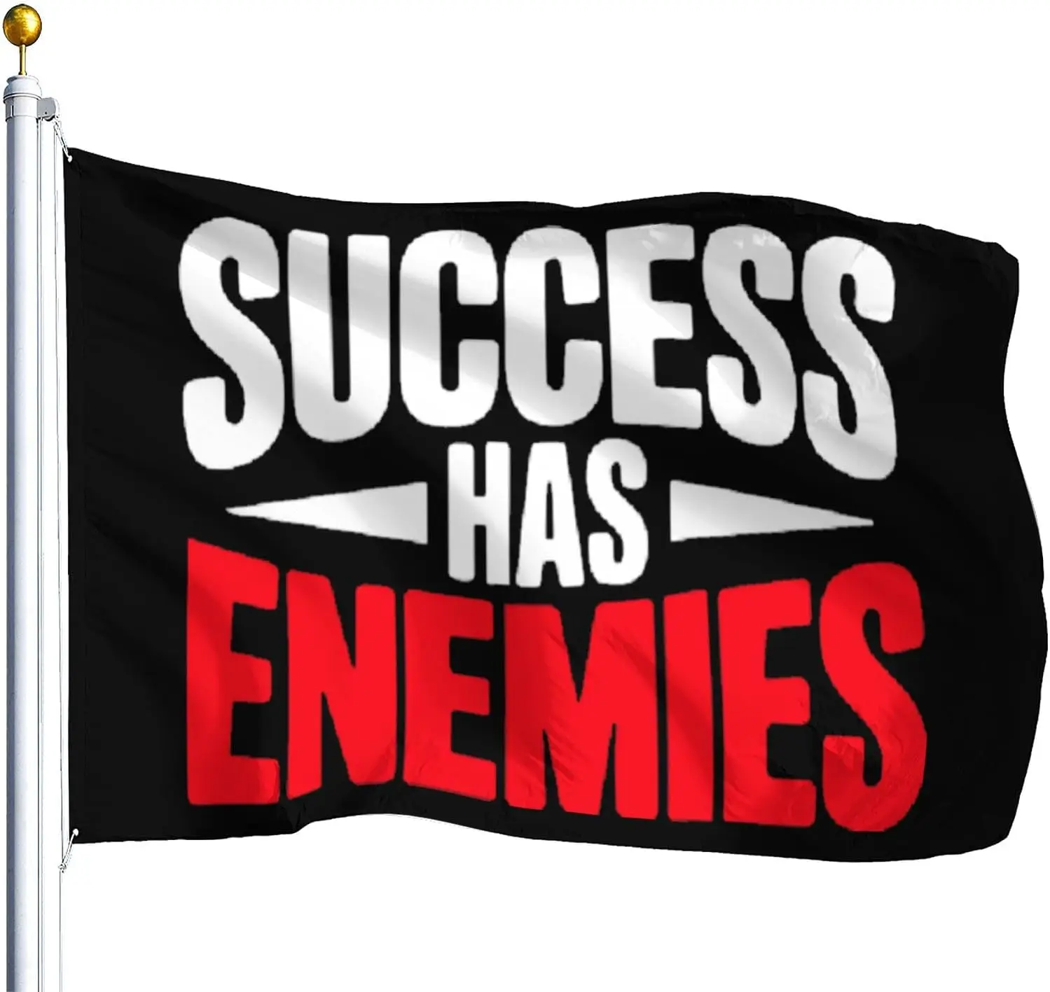 Flagicts 100% Polyester Success Has Enemies Flags