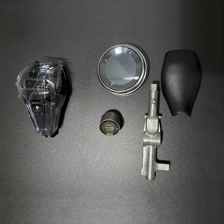 مناسبة لسيارات BMW G20 G30 F10 F30 LHD RHD طقم مقبض تروس LED قصير كريستالي مع شاشة R/N/D/P