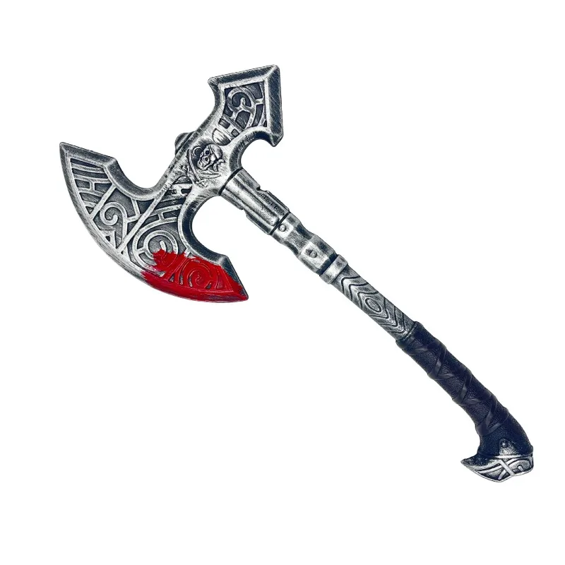Accesorios de modelo de hacha de plástico para Halloween, 52cm/20,47 pulgadas, suministros para fiestas, periféricos de juego de Cosplay, juguetes coleccionables para exteriores, adornos, Regalo