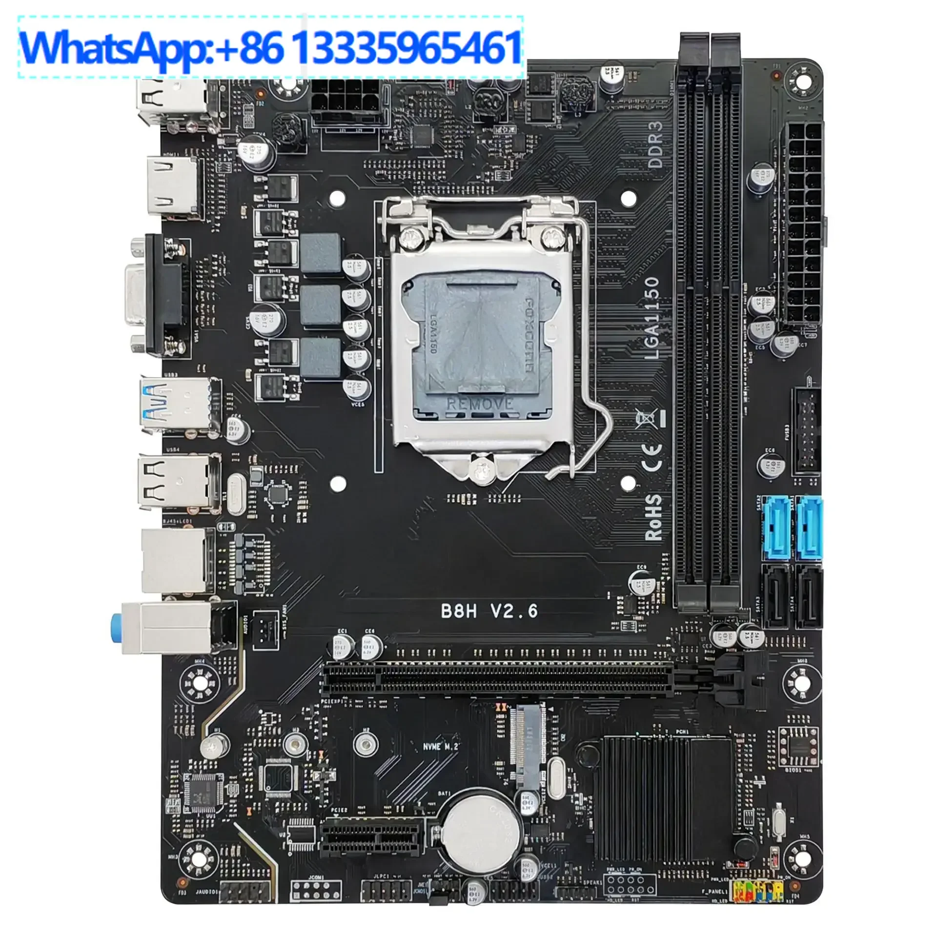 

1150-Pin main board H81 series chipset B8H-V2.6-H support DDR3 memory desktop new main board