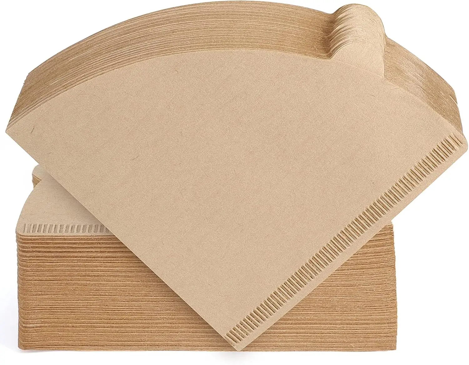 

200 Unbleached Cone Coffee Filters, Size 2, for Pour Over & Drip Coffee Makers (2-4 Cups)