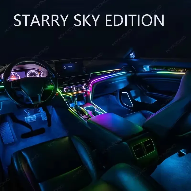Car Ambient Light for Honda Inspire 2019-2022 OEM Size Dynamic 26 LED Control by Special Button Automotive Interior Light