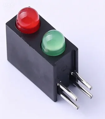 Light-emitting Diode/LED 3MHK2396EGBTDmm Diameter Package, Emission Color: LED1: Red Light, LED2: Green Light. Wafer Material: L