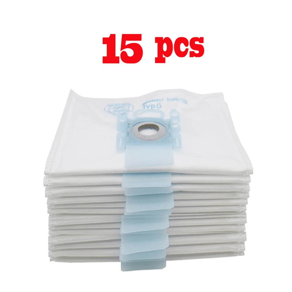 15 Pcs/Batch Vacuum Cleaner G-Type Cloth Bags for Bosch and Siemens BSG7 BSGL3126 BSG6