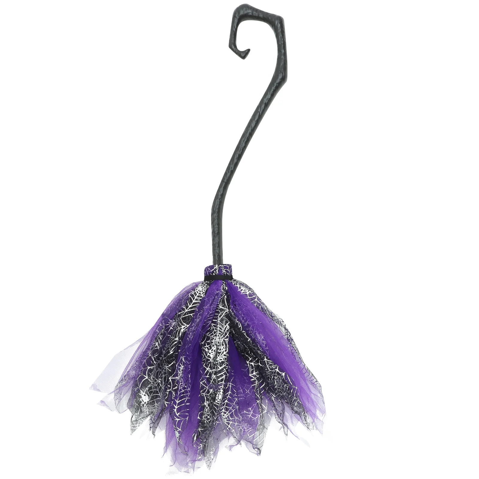 Cosplay Witch Broom Prop Detachable Plastic Halloween Broom for Party Costume Dress Up Carnival Masquerade Festival