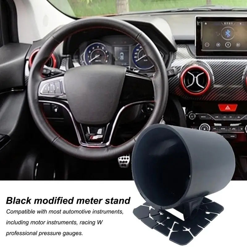 Dashboard Gauge Holder 2 Inch Single Gauge Swivel Dashboard Pod Multifunctional Adjustable Quick Installation Dashboard Gauge