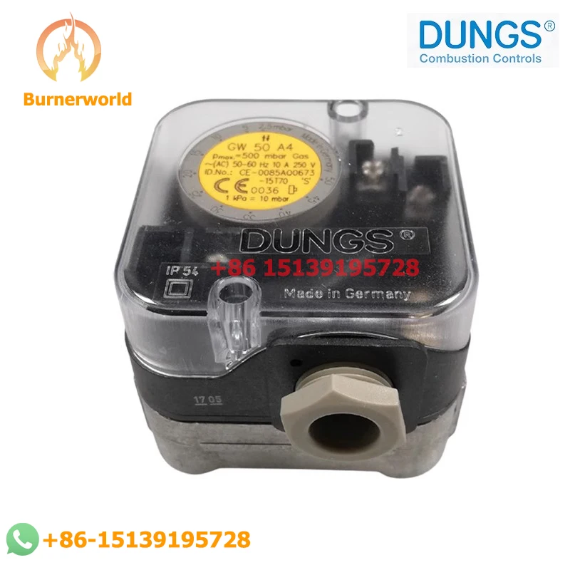 

Оригинальный переключатель давления газа Dungs GW3A4 GW10A4 GW50A4 GW150A4 GW500A4 Реле давления воздуха