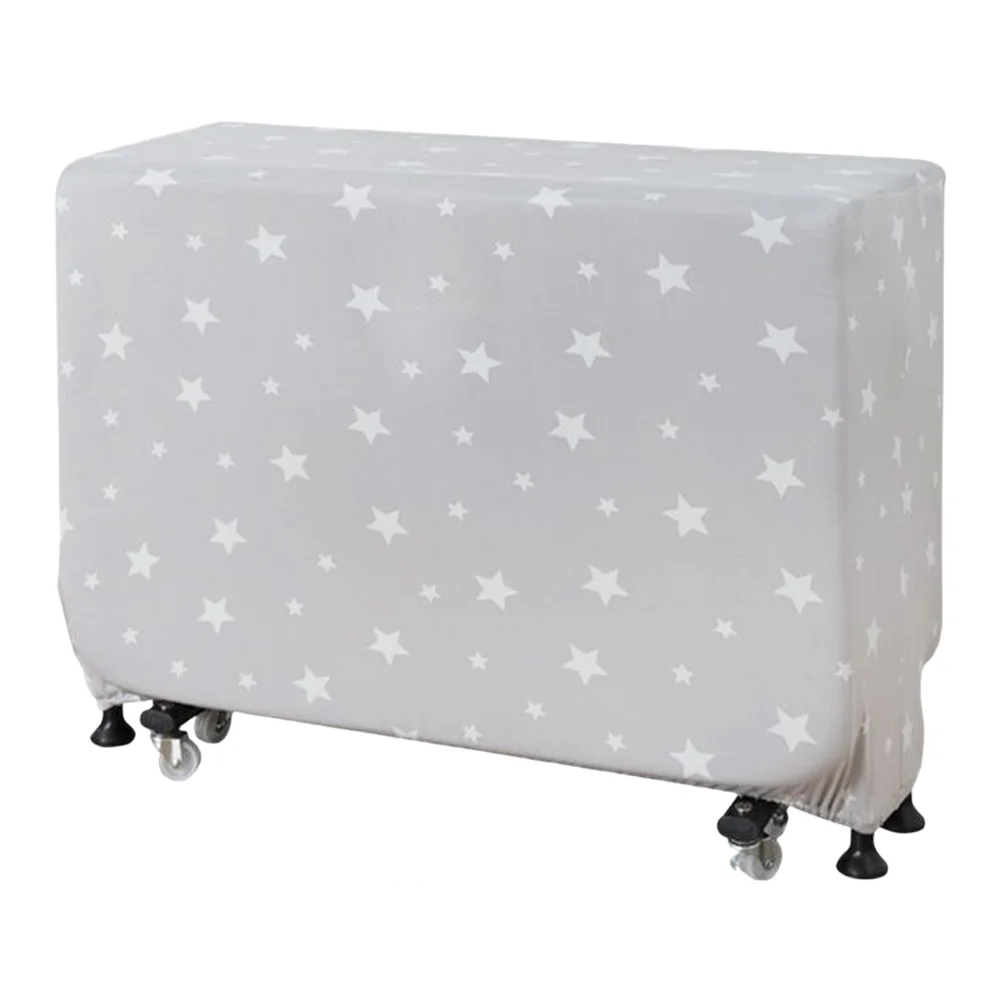 Elasticized Folding Bed Cover for Dust Protection in For Office Nap Areas and Temporary Camping Setups Milk Silk Fabric