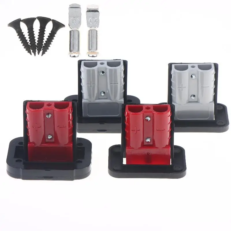 600V 50A 헤비듀티 퀵 디스커넥트 배터리 커넥터 키트, 지게차, 자동차 및 고전류 응용 분야용 SAE 규격 준수