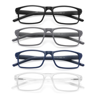 MODFANS Blue Light Reading Glasses Men Readers for Women Rectangular Anti Glare/Eye Strain Filter UV Read Eyeglasses Comfortable