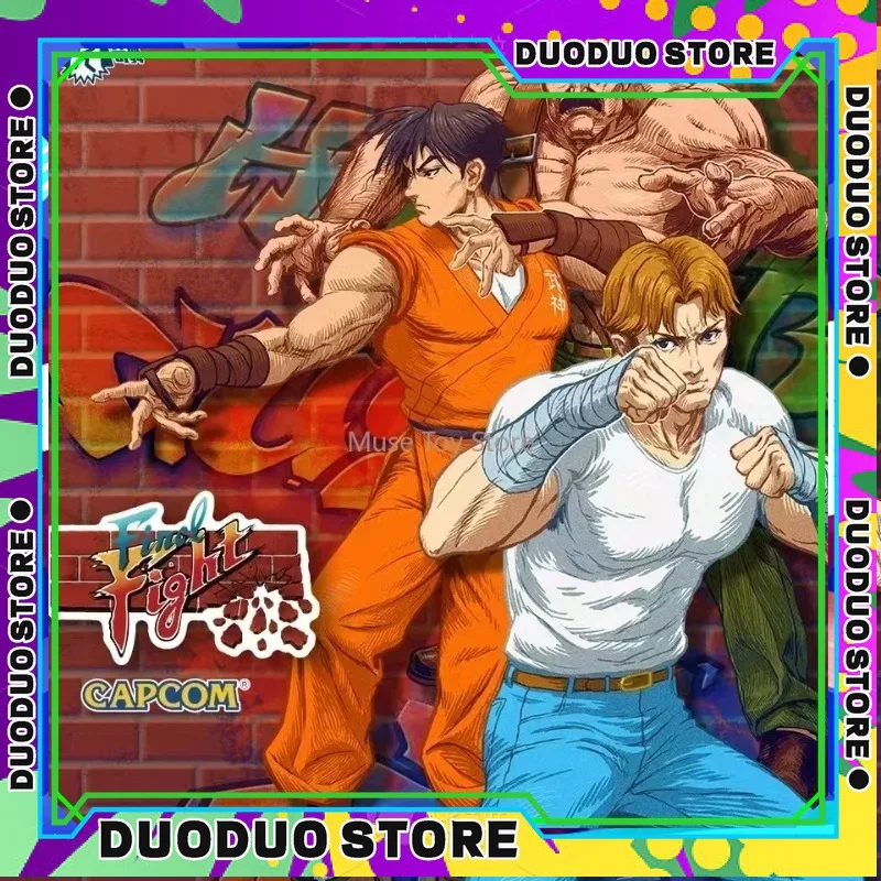 

Фигурка 52TOYS CAPCOM Final Fight, 1 шт., коллекционное украшение для рабочего стола, креативный подарок на день рождения, 3,75 дюйма/10 см на складе