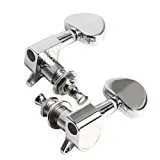 6pcs 3L3R Acoustic Guitar Tuning Pegs Machine Head Tuners Chrome Guitar Parts