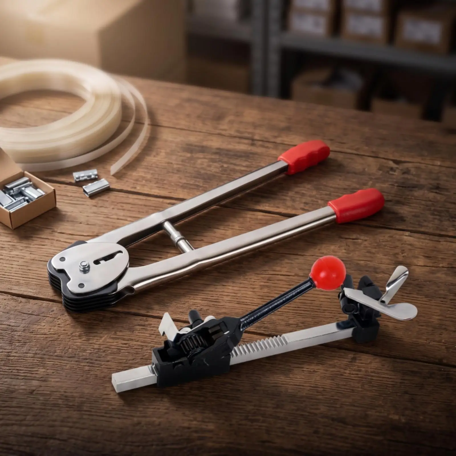 Strapping Tool Set Hand-Operated Tensioner and Sealer Set Easy to Use