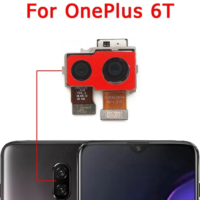 Оригинальная задняя передняя камера для OnePlus 6 T селфи модуль задней камеры гибкий ремонт запасной Фото №2