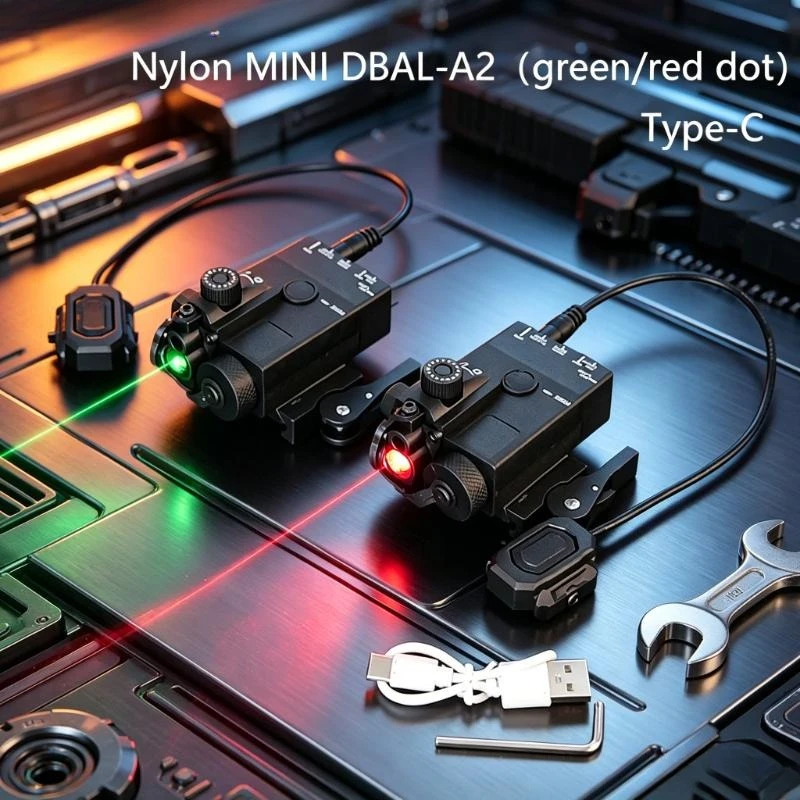 

Mini Nylon Red Dot Laser Pointer 2.5mm Target Indicator Fit 20mm Picatinny Rail For AR15 M4 M16 AK47 Toy Gun