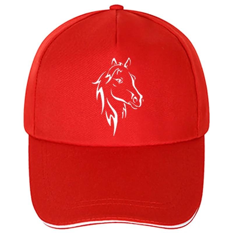 fashion New Men Women Printing Horse Funny Baseball Cap for Hip Hop Cotton Trucker Snapback Tuning Hats Trucker cap for women