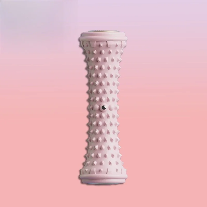 Relax after a long day with a compact manual foot massage roller featuring a textured surface, easy rolling action, and a lightweight design for home use.