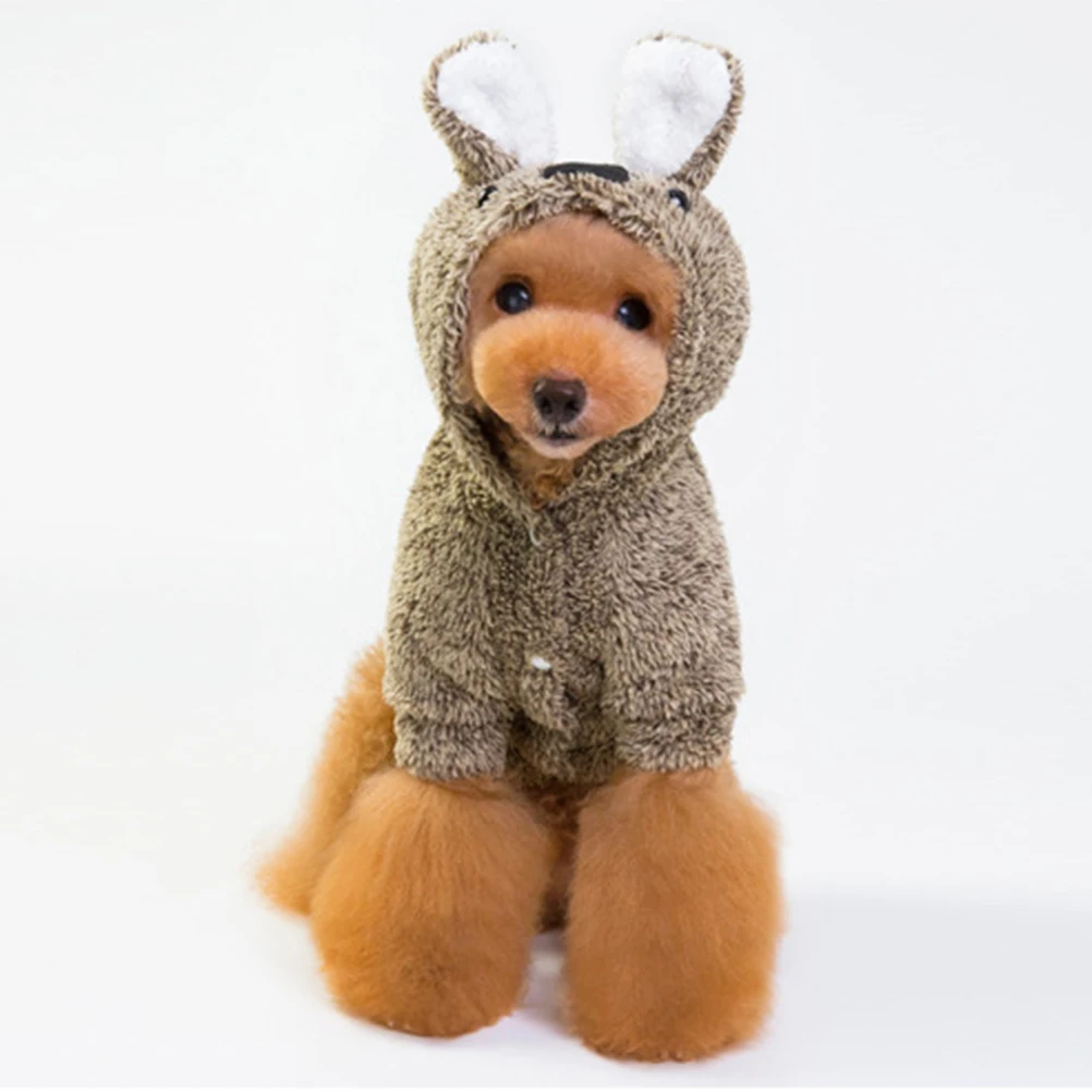 

1pc Styled Dog Clothes Cute Pet Coat for Small Dogs Warm Winter Outfits Durable Costume Easy Wear Walking Jogging Outdoor