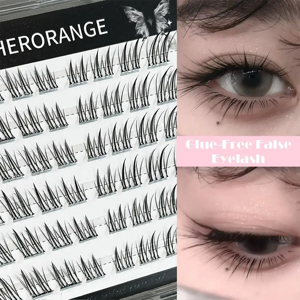 Faux-cils naturels sans colle, grappe individuelle segmentée, renards Y2k, Extension de cils moelleux, outils de maquillage
