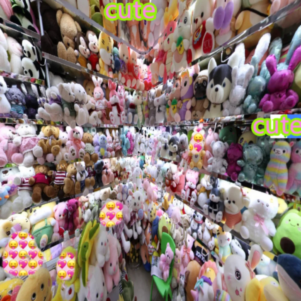 30-35pcs/lot Wholesale Mix Design&color Kid Room Stuffed Plush Toy Animal Handcrafts Kids Gifts Soft Birthday Dolls Stuffed Toys