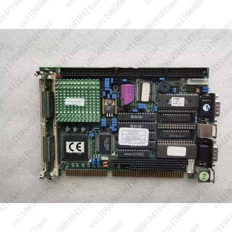 Placa base de Control Industrial de media longitud LMB-486LH de segunda mano, ranura ISA 486, placa base de media longitud sin deflector de segunda mano