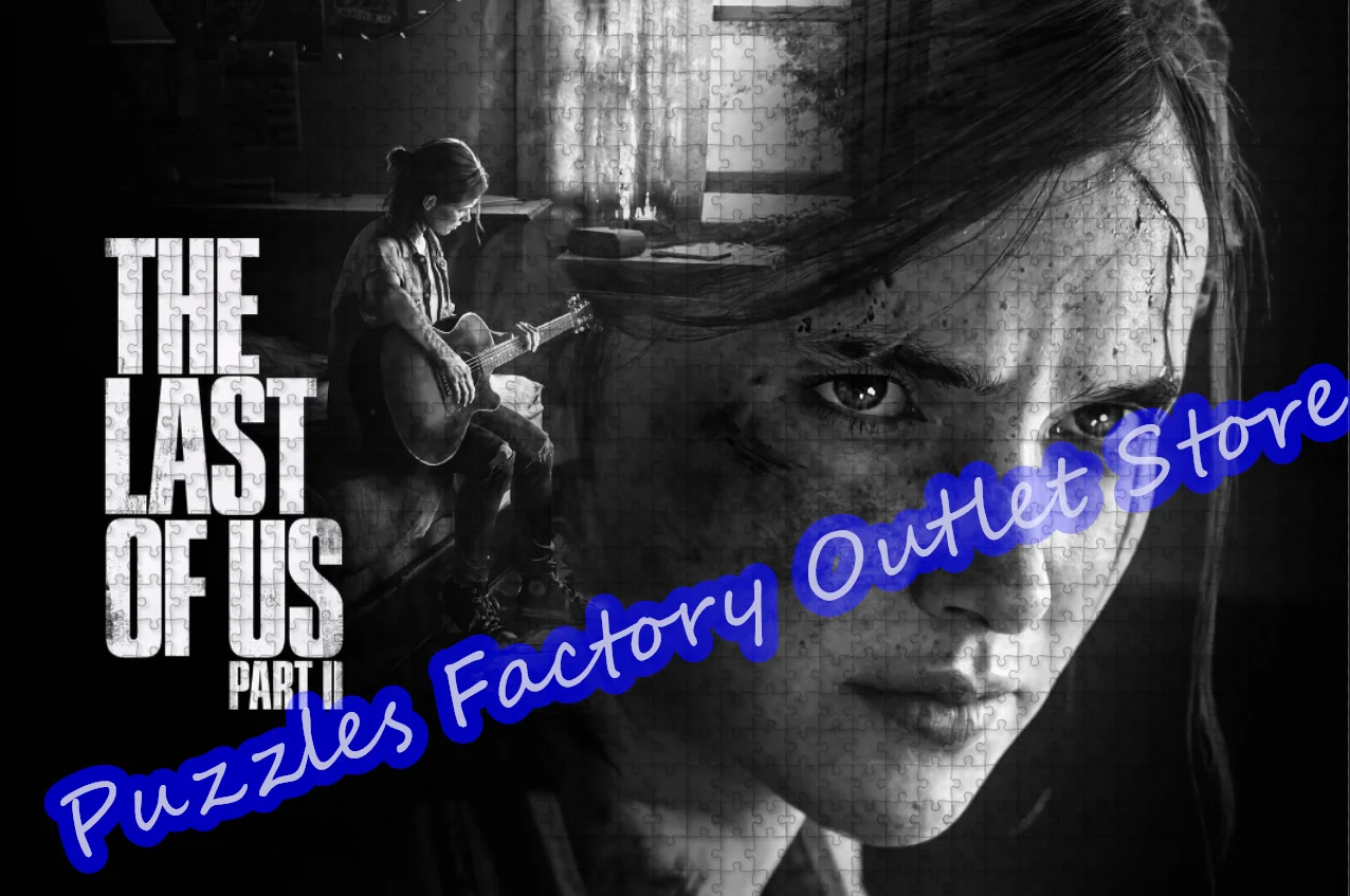 The Last of Us Horror Movies Print Puzzle 300/500/1000 Pieces Game Video Jigsaw Puzzle Educational Decompressed Toys Gifts