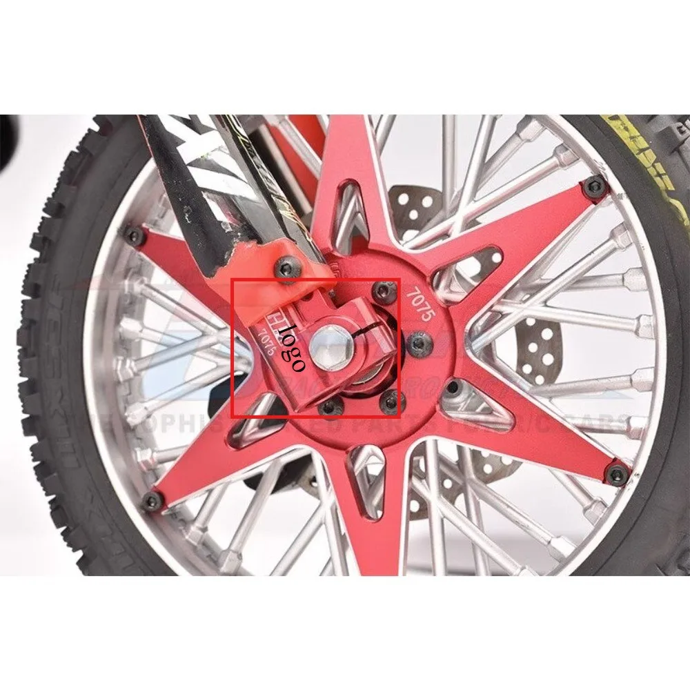RC Motorcycle Spare Parts 7075 Aluminum Alloy Front Fork Assembly Parts for LOSI Promoto-MX 1/4 custom size Repair Accessories